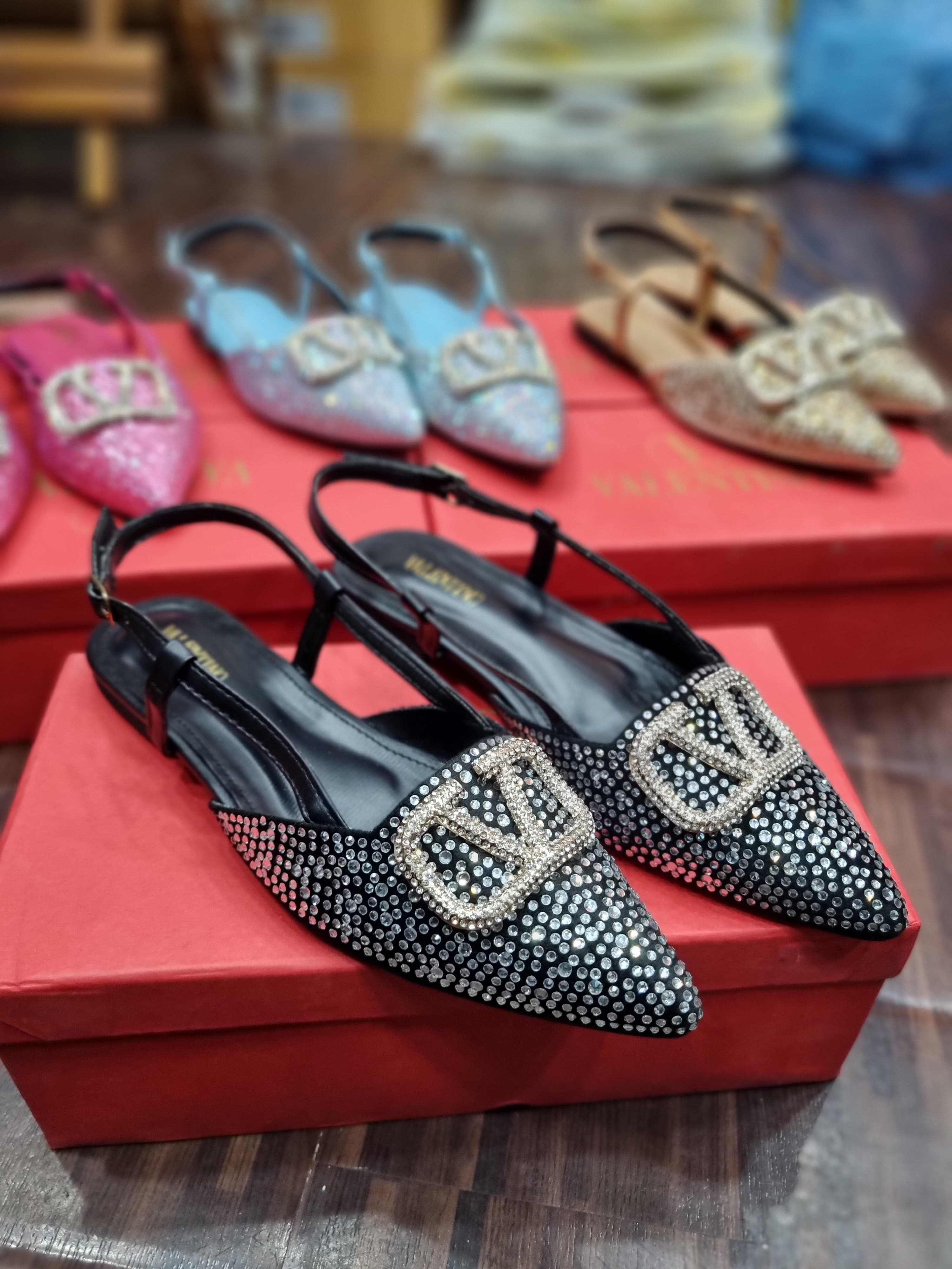 Valentino stone pumps